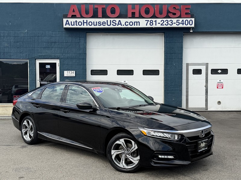 Black 2018 Honda Accord Sedan Front-Wheel Drive Automatic