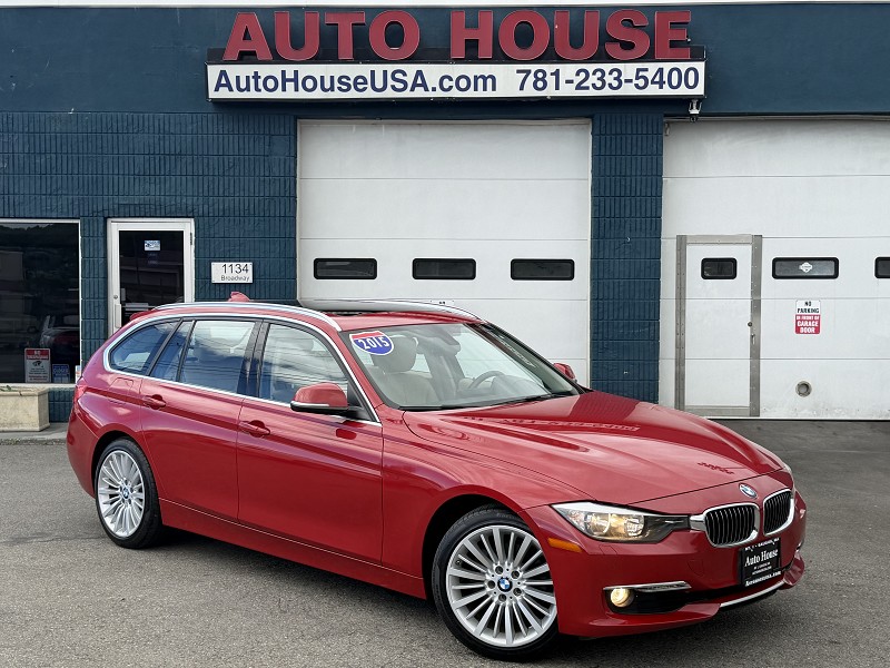 Red 2015 BMW 3 Series Wagon All-Wheel Drive Automatic