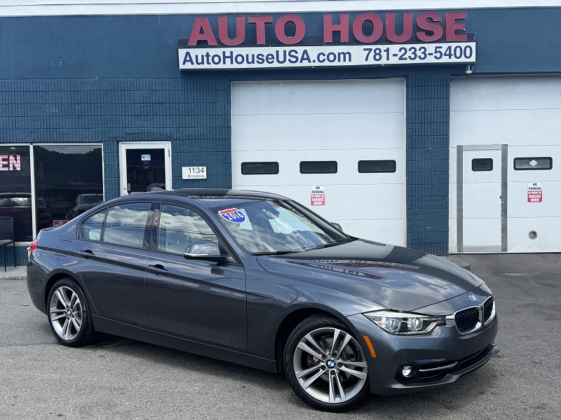 Gray 2016 BMW 3 Series Sedan All-Wheel Drive Automatic