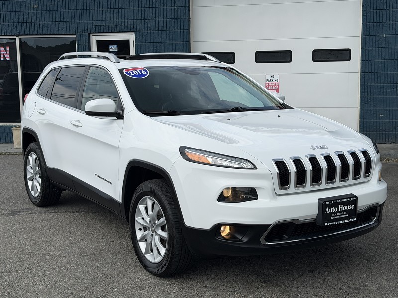 White 2016 Jeep Cherokee SUV / Crossover Four-Wheel Drive Automatic