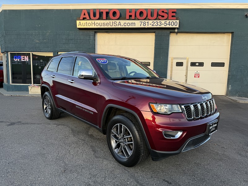 Red 2017 Jeep Grand Cherokee Limited 4WD SUV / Crossover Four-Wheel Drive Automatic