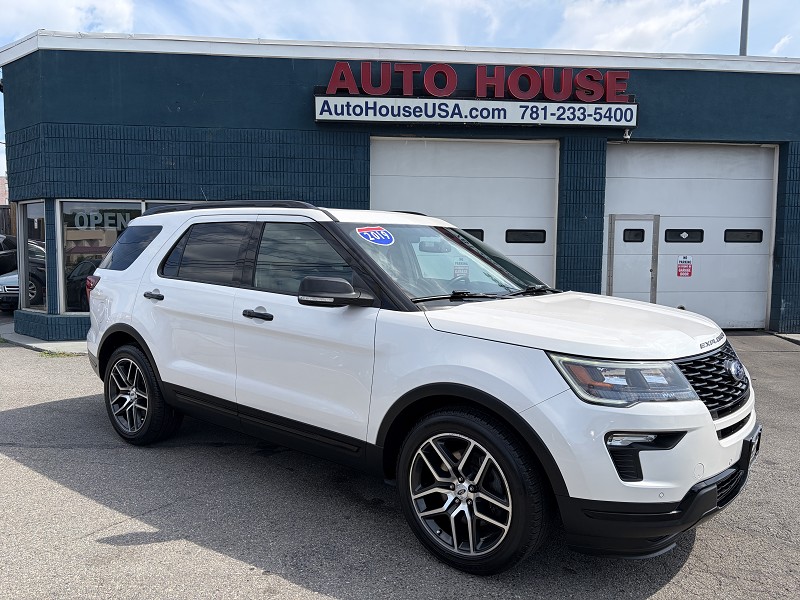White 2019 Ford Explorer SUV / Crossover All-Wheel Drive Automatic