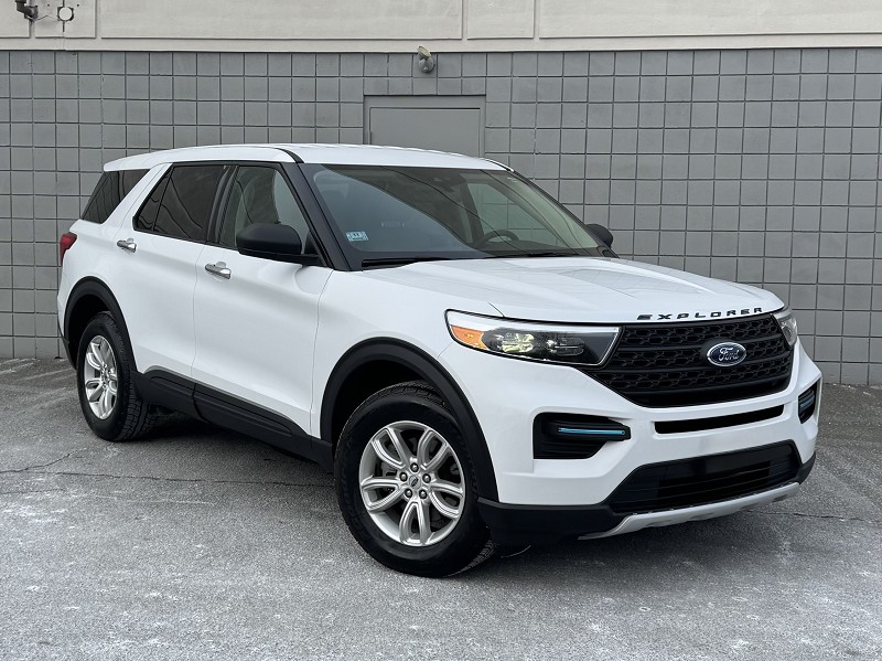 White 2020 Ford Explorer AWD SUV / Crossover All-Wheel Drive Automatic