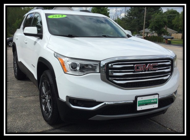 White 2019 GMC Acadia SLT-1 AWD SUV / Crossover Four-Wheel Drive Automatic
