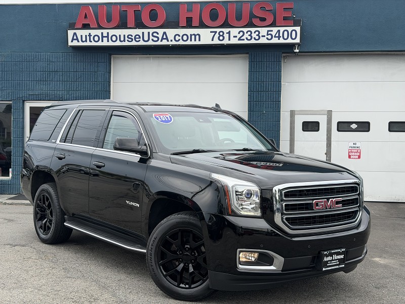 Black 2017 GMC Yukon SUV / Crossover Four-Wheel Drive Automatic