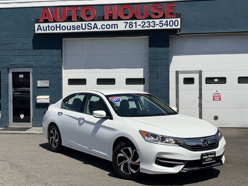 White 2017 Honda Accord LX FWD Sedan Front-Wheel Drive Automatic