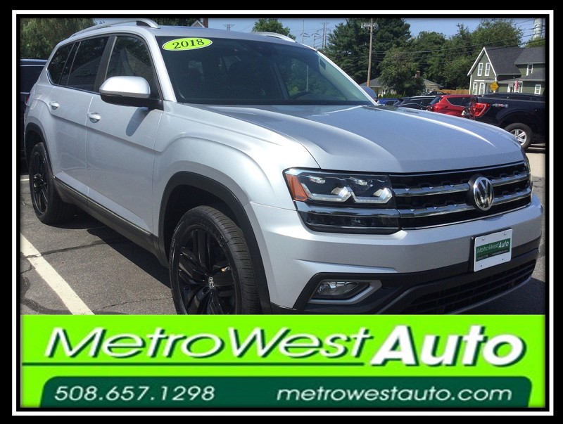 Silver 2018 Volkswagen Atlas SUV / Crossover All-Wheel Drive Automatic