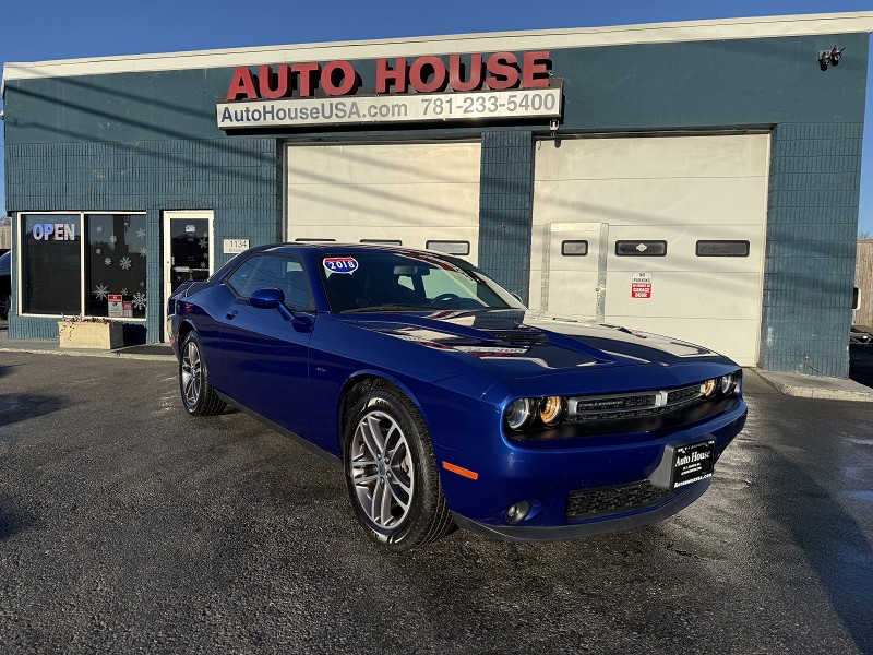 Blue 2018 Dodge Challenger GT AWD Coupe All-Wheel Drive Automatic