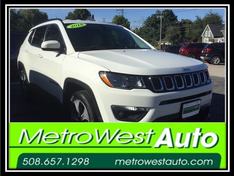 White 2018 Jeep Compass SUV / Crossover Four-Wheel Drive Automatic