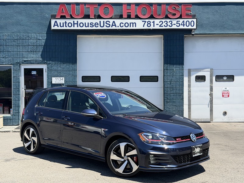 Blue 2018 Volkswagen Golf GTI 2.0T SE 4-Door FWD Hatchback Front-Wheel Drive Automatic