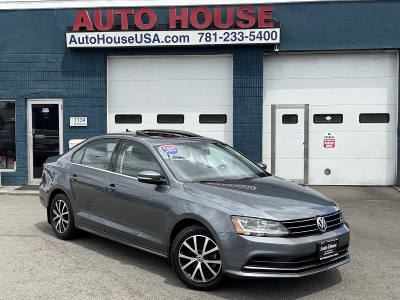 Gray 2017 Volkswagen Jetta 1.4T SE FWD Sedan Front-Wheel Drive Automatic