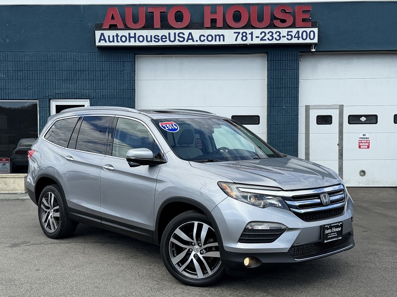 Silver 2016 Honda Pilot Touring AWD SUV / Crossover All-Wheel Drive Automatic