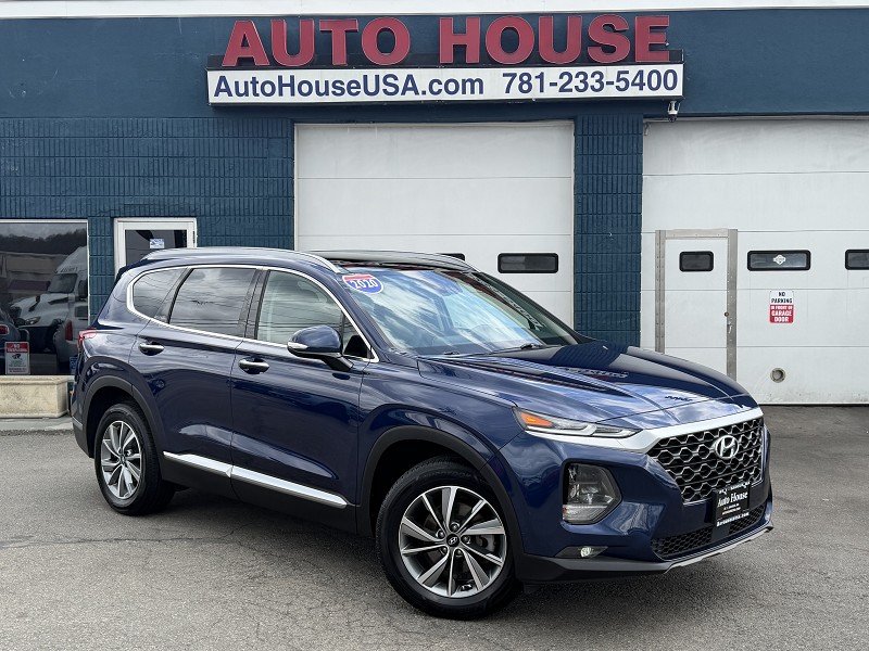 Blue 2020 Hyundai Santa Fe 2.4L SEL AWD SUV / Crossover All-Wheel Drive Automatic
