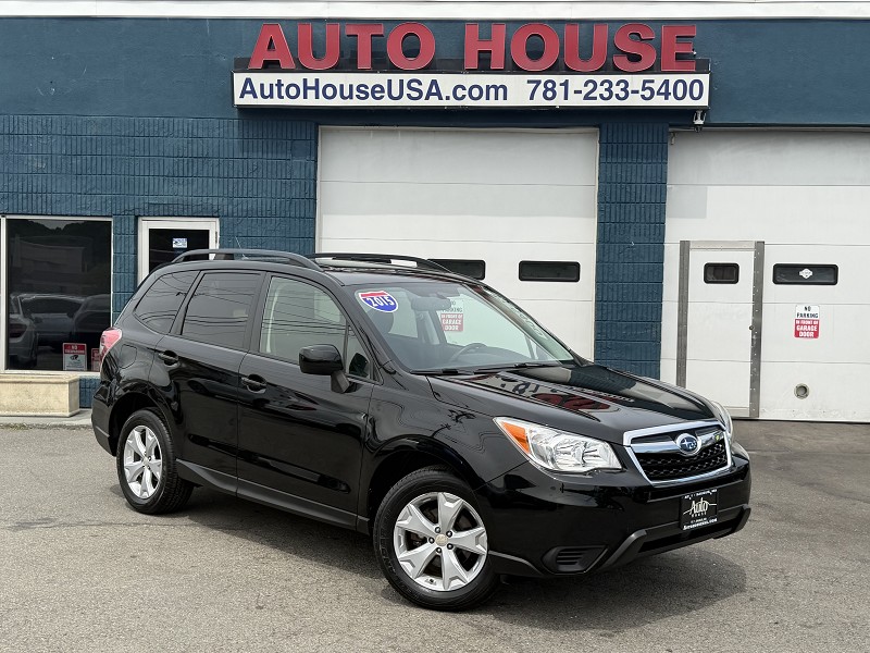 Black 2015 Subaru Forester 2.5i Premium SUV / Crossover All-Wheel Drive Automatic