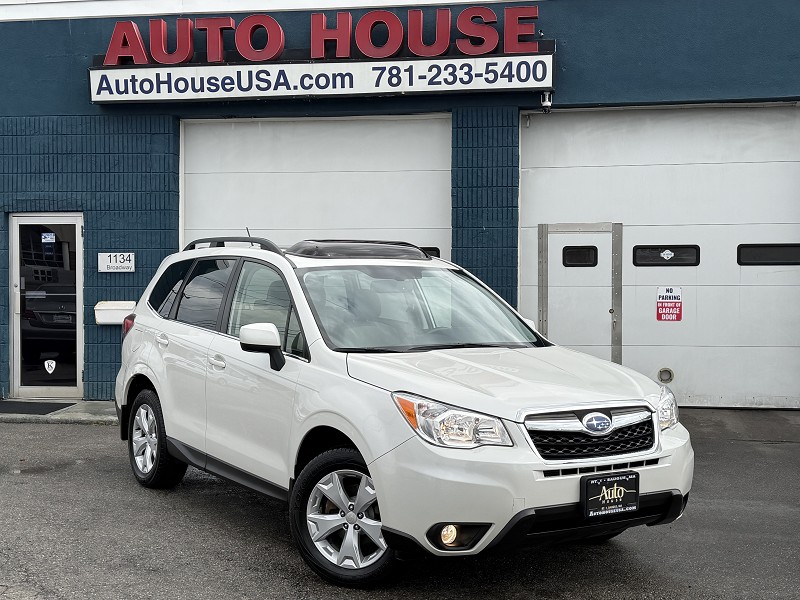 White 2015 Subaru Forester 2.5i Limited SUV / Crossover All-Wheel Drive Automatic