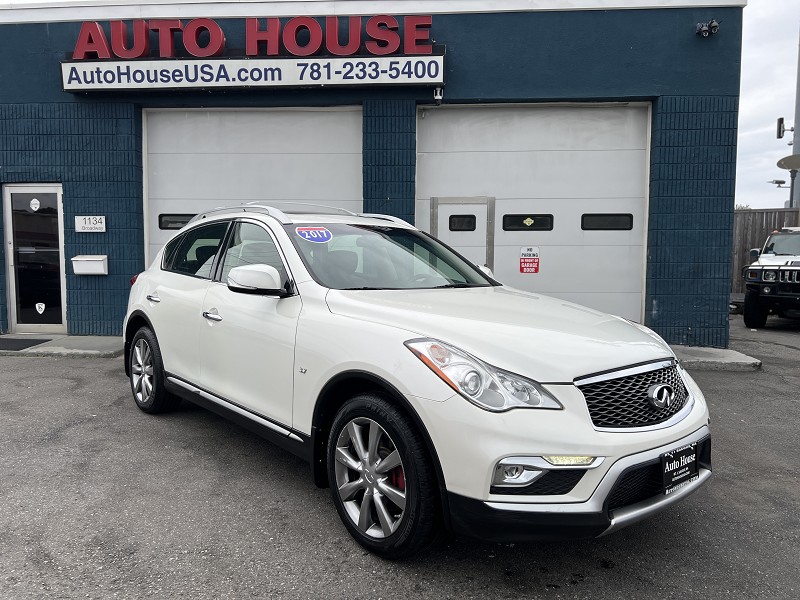 White 2017 INFINITI QX50 AWD SUV / Crossover All-Wheel Drive Automatic