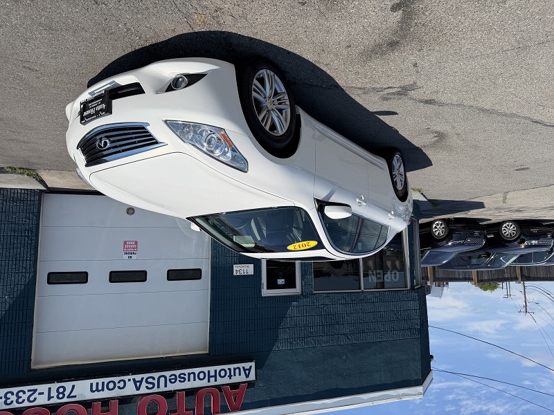 White 2012 INFINITI G25 Sedan All-Wheel Drive Automatic