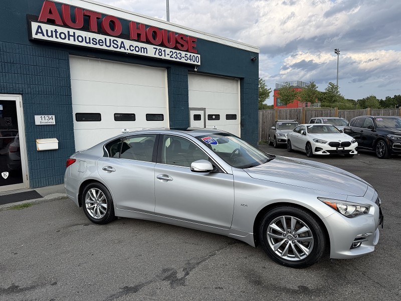 Silver 2017 INFINITI Q50 Sedan All-Wheel Drive Automatic