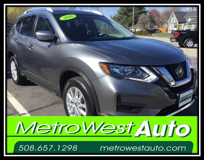 Gray 2018 Nissan Rogue SV AWD SUV / Crossover All-Wheel Drive Automatic
