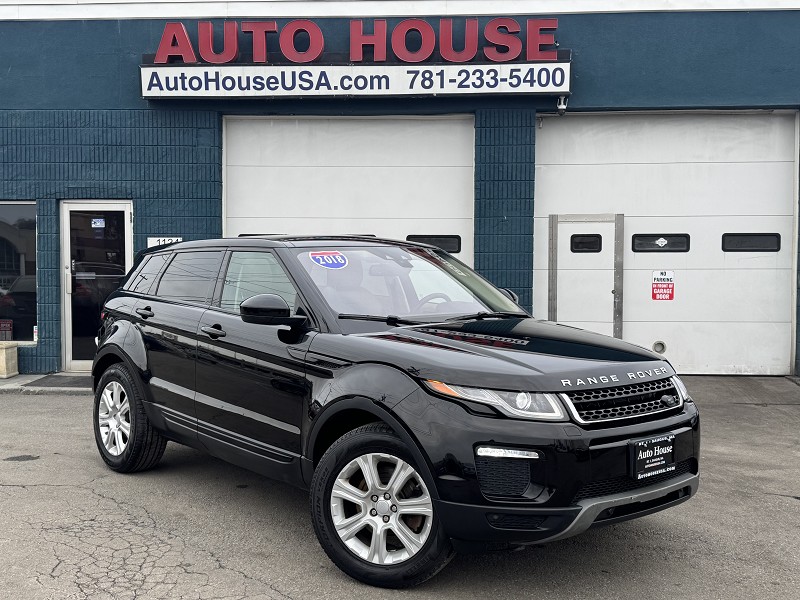 Black 2018 Land Rover Range Rover Evoque SE AWD SUV / Crossover All-Wheel Drive Automatic