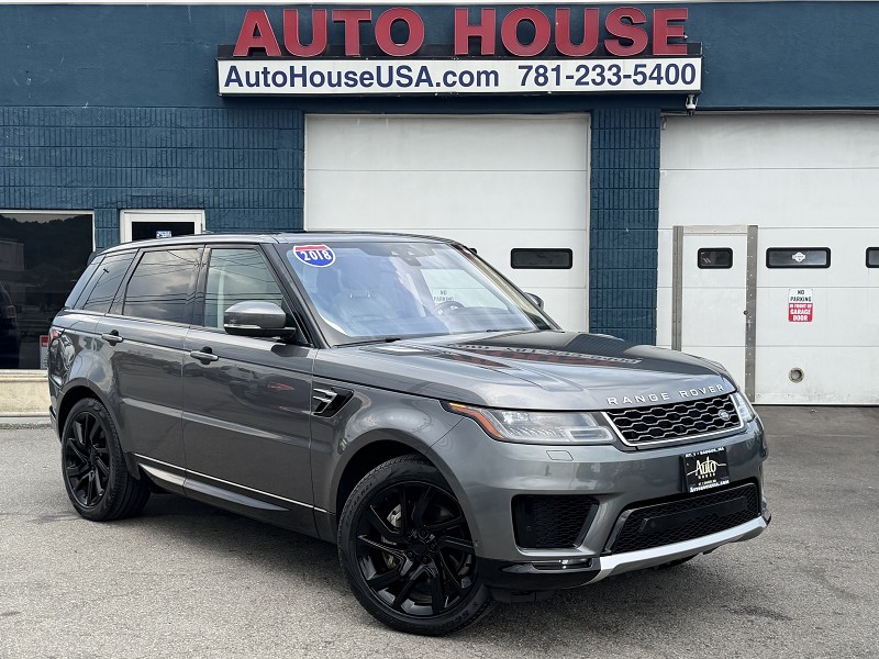 Gray 2018 Land Rover Range Rover Sport SUV / Crossover All-Wheel Drive Automatic