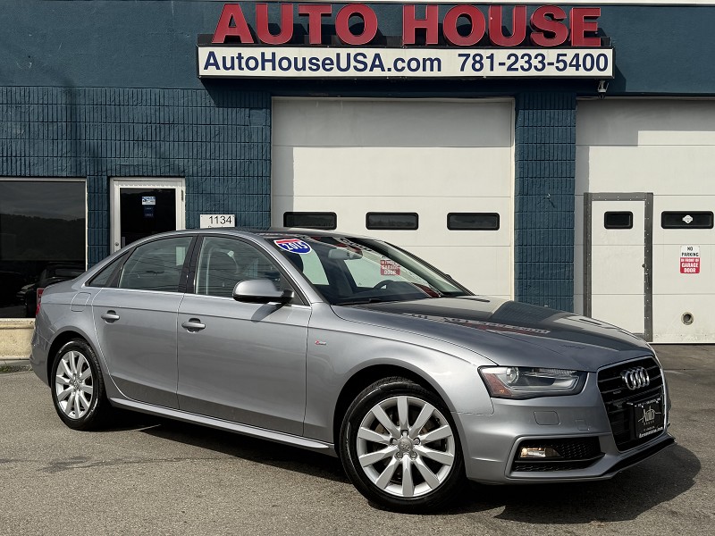 Silver 2015 Audi A4 Sedan All-Wheel Drive Automatic