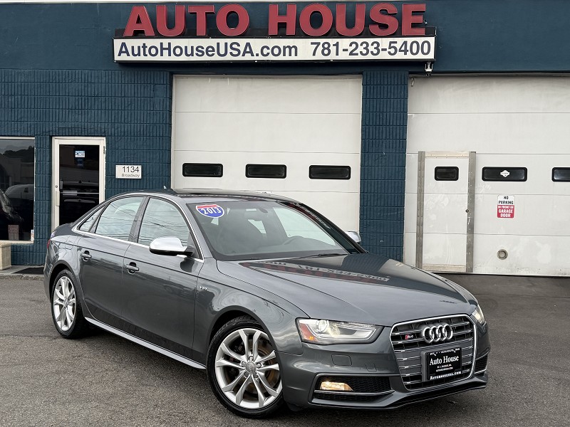 Gray 2013 Audi S4 Sedan All-Wheel Drive Automatic