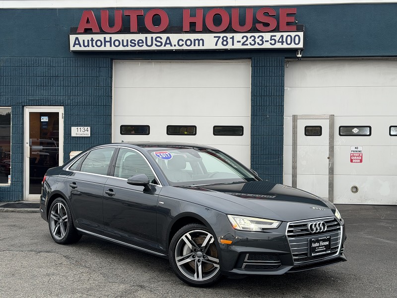 Gray 2017 Audi A4 Sedan All-Wheel Drive Automatic