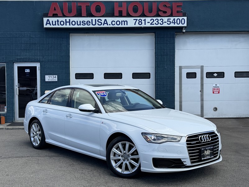 White 2016 Audi A6 3.0T quattro Premium Plus Sedan AWD Sedan All-Wheel Drive Automatic