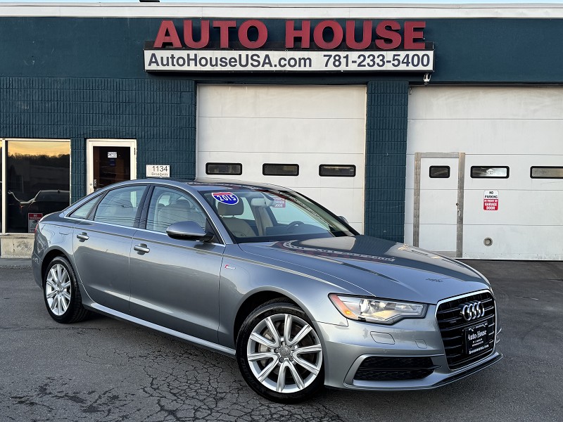Gray 2015 Audi A6 3.0T quattro Premium Plus Sedan AWD Sedan All-Wheel Drive Automatic