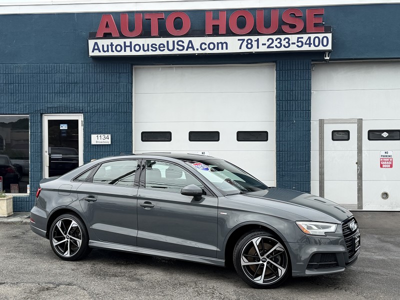 Gray 2020 Audi A3 Sedan All-Wheel Drive Automatic
