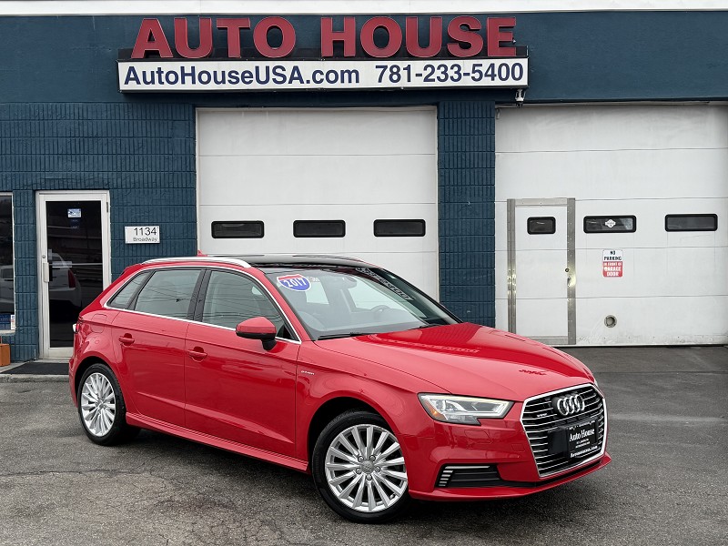 Red 2017 Audi A3 Sportback e-tron 1.4T Premium Plus FWD Wagon Front-Wheel Drive Automatic