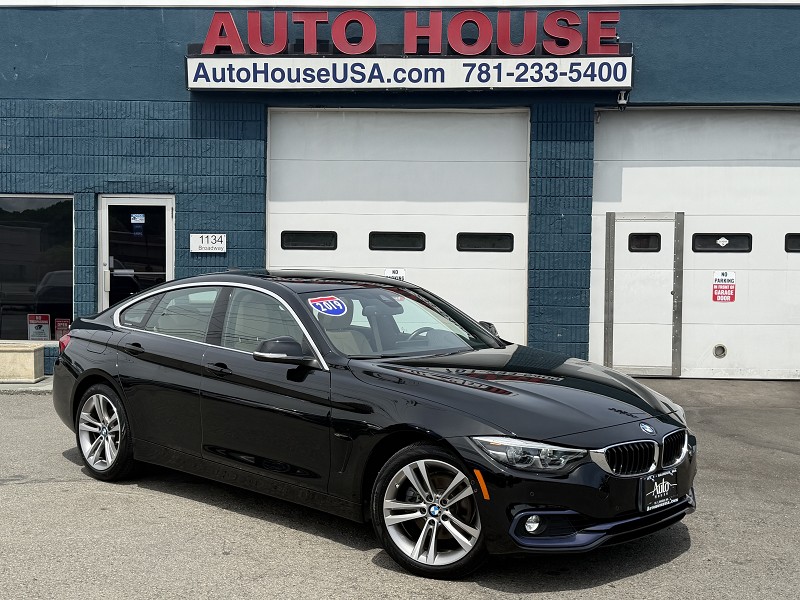 Black 2019 BMW 4 Series Sedan All-Wheel Drive Automatic