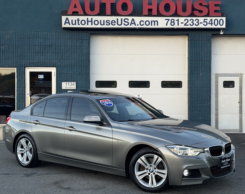 Gray 2016 BMW 3 Series Sedan All-Wheel Drive Automatic
