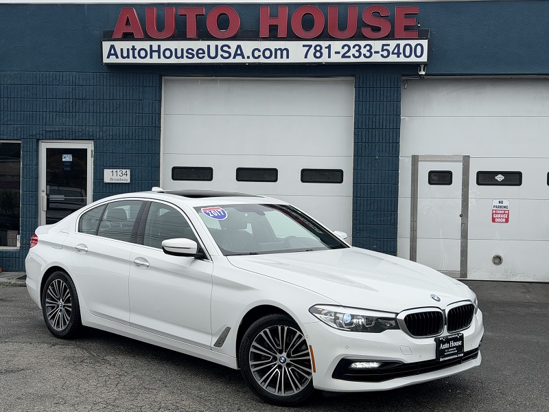 White 2017 BMW 5 Series Sedan All-Wheel Drive Automatic