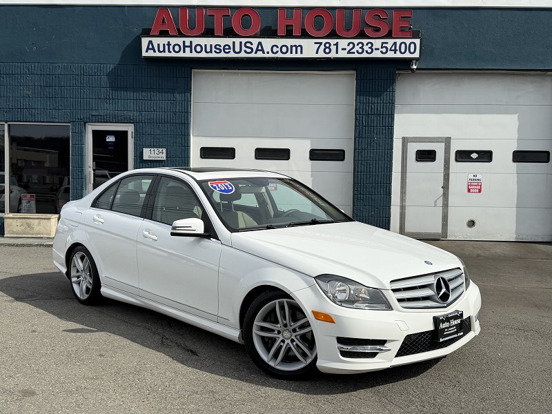 White 2013 Mercedes-Benz C-Class C 300 Sport Sedan 4MATIC Sedan All-Wheel Drive Automatic