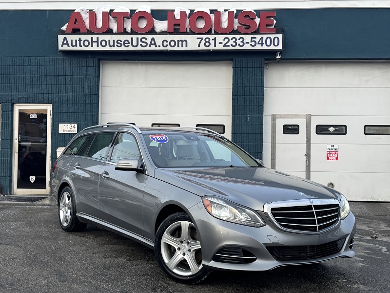 Gray 2014 Mercedes-Benz E-Class E 350 Luxury 4MATIC Wagon Wagon All-Wheel Drive Automatic