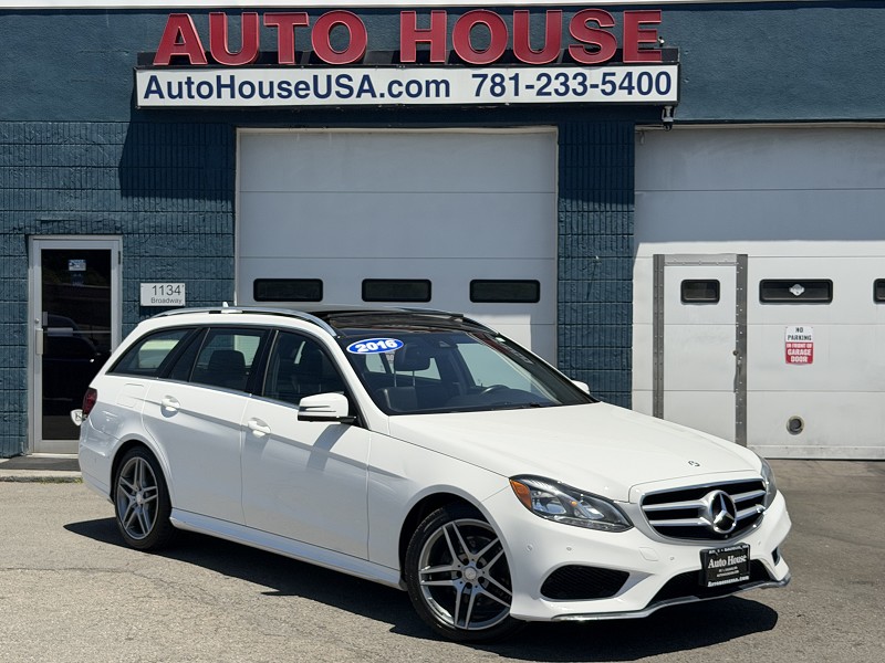 White 2016 Mercedes-Benz E-Class Wagon All-Wheel Drive Automatic