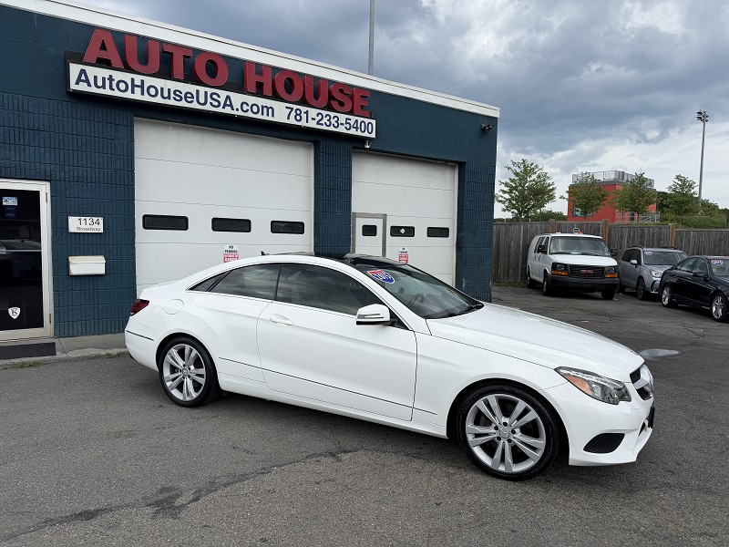 White 2015 Mercedes-Benz E-Class Coupe All-Wheel Drive Automatic