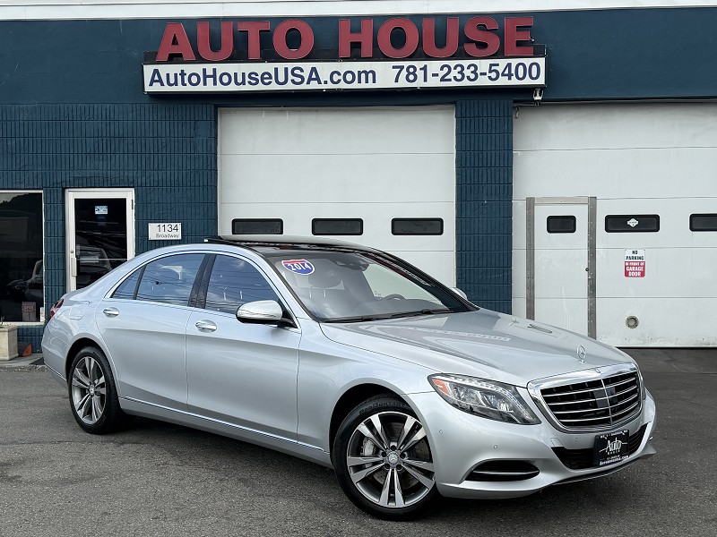 Silver 2014 Mercedes-Benz S-Class Sedan All-Wheel Drive Automatic