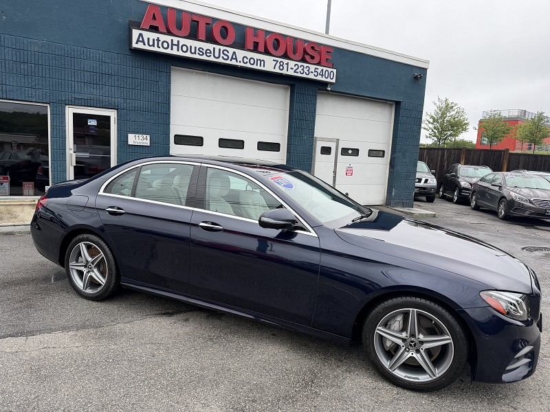 Blue 2019 Mercedes-Benz E-Class Sedan All-Wheel Drive Automatic