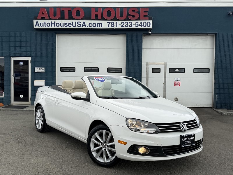 White 2014 Volkswagen Eos Komfort SULEV Convertible Front-Wheel Drive Automatic