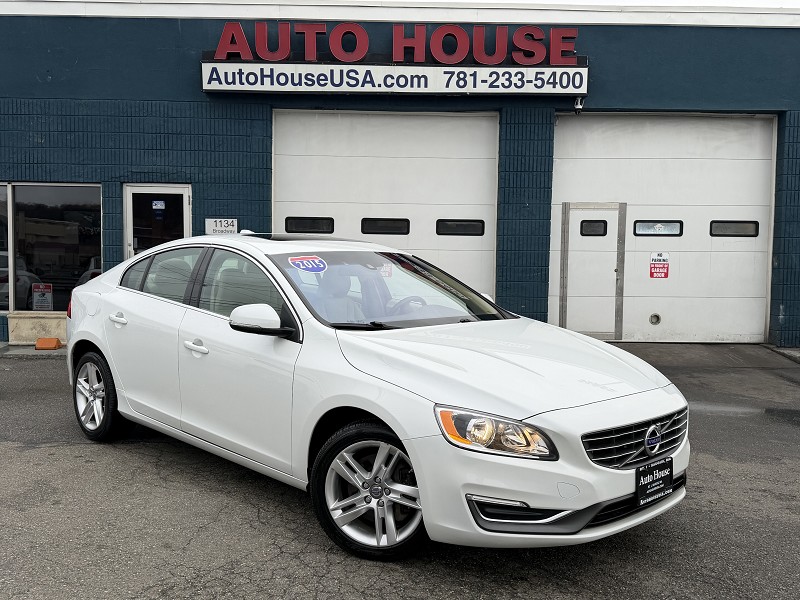 White 2015 Volvo S60 T5 Premier AWD Sedan All-Wheel Drive Automatic