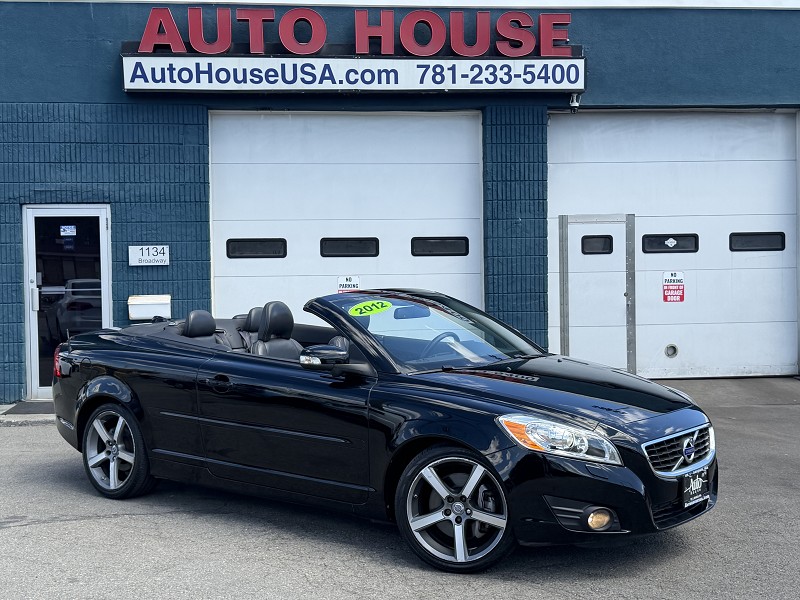 Black 2012 Volvo C70 T5 Convertible Front-Wheel Drive Automatic